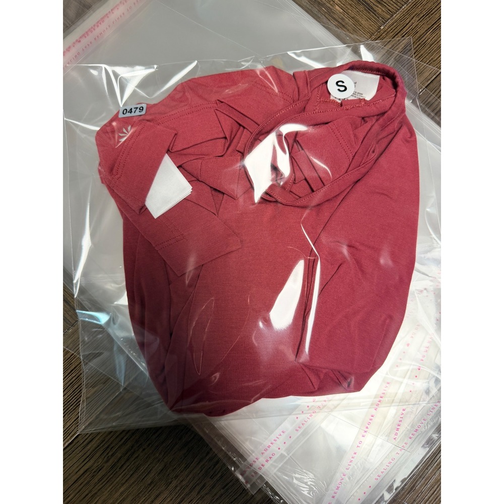 Athleta Renew High Neck Tank Top Raspberry Pink Racerback S - Picture 6 of 6